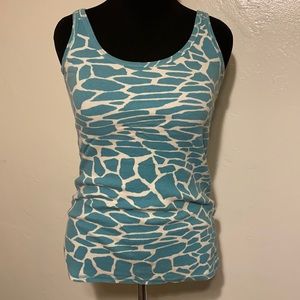 Animal Print Ribbed Tank